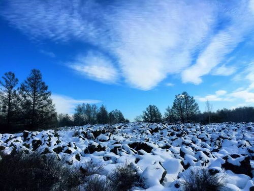 五大連池龍門石寨之冬,靜美而純凈