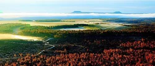 五大連池的秋天,不用ps就擁有盛世美顏