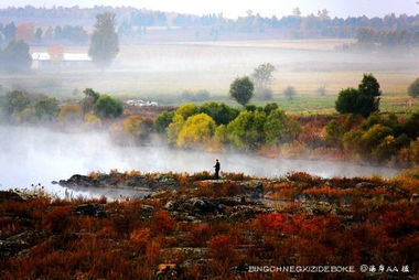 在五大連池的秋天里縱情歡歌